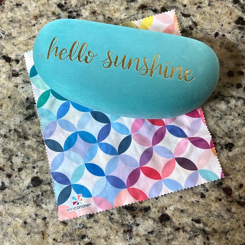 Erin Condren Hello Sunshine Glasses Case